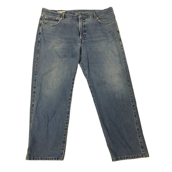 Joseph Abboud Mens Blue Denim Jeans Size 40 Classic Fit Straight Leg - Picture 1 of 8